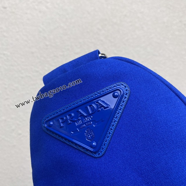 Prada專櫃新款帆布大三角包 2VY007 普拉達三角形帆布斜挎包 csp1085